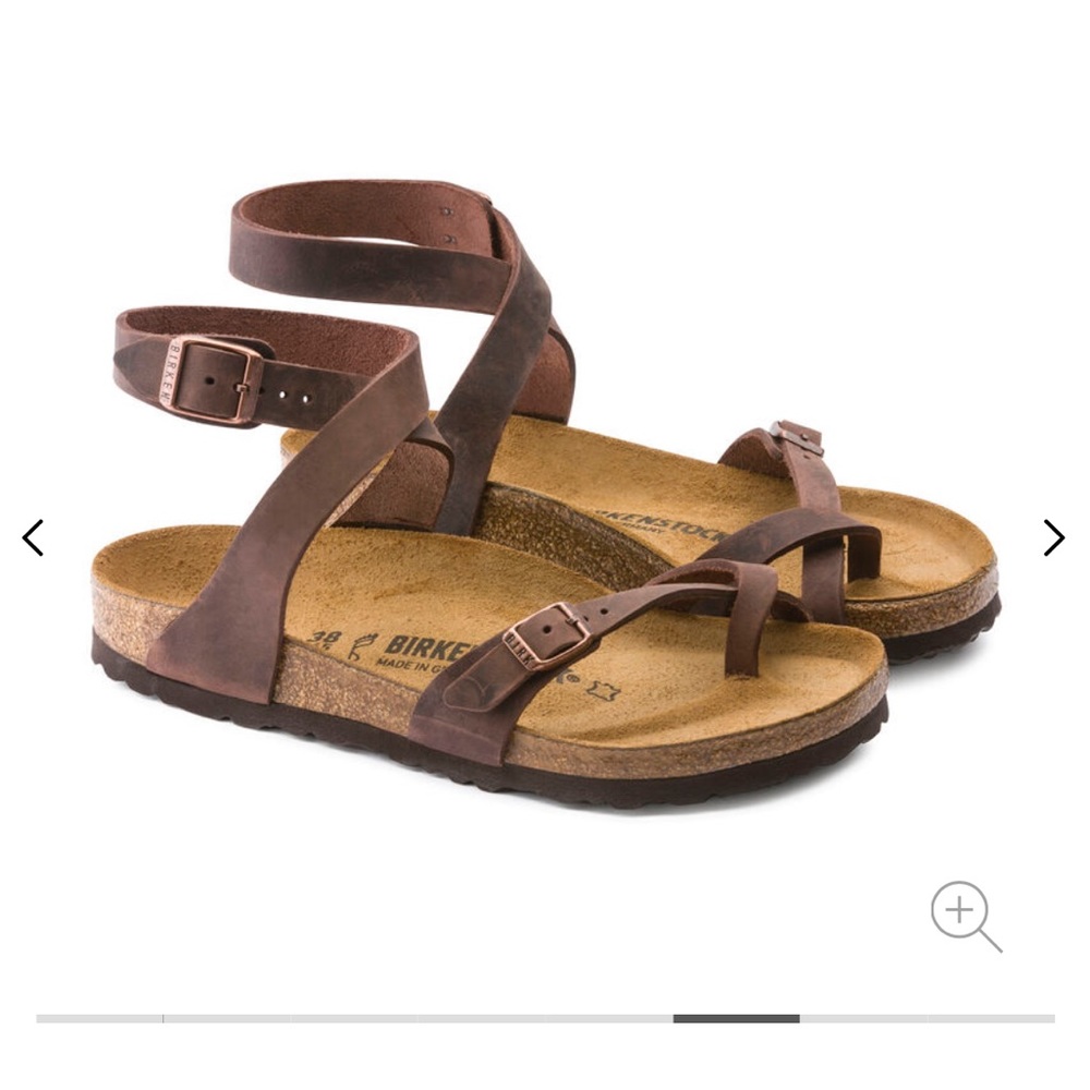 Birkenstock Yara Habana oiled leather euro size 41 us size 10 NWOT